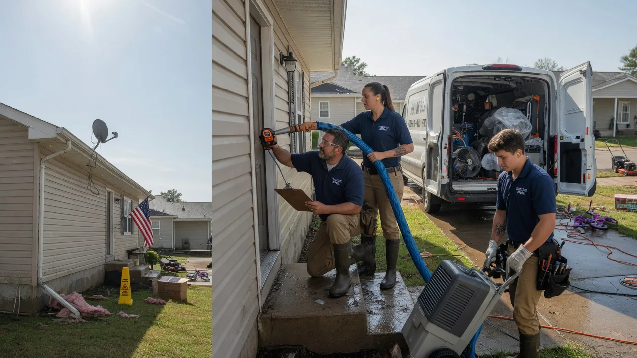Ceiling Water Damage Restoration in Clendenin, WV near me